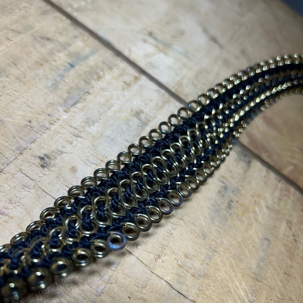 Vintage 50s Martin Brass Weave Rope Boxing Emblem Belt - Picture 3 of 5
